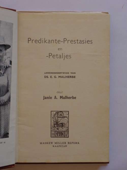 Predikante Prestasie en Petaljes - Jane A. Malherbe