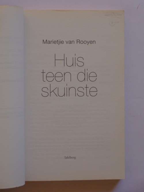 Huis teen die skuinste - Marietjie van Rooyen