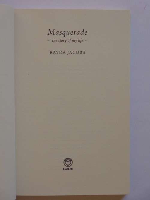 Masquerade - Rayda Jacobs
