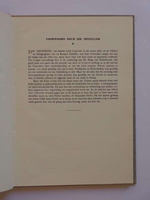 Die Conradie Geslagsregister - H.N. Conradie