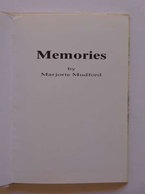 Memories - Marjorie Mudford