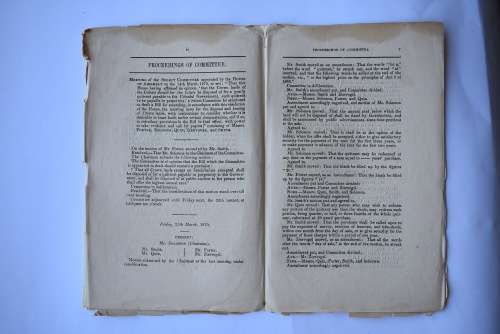 Report of the Select Committee Appointed to Consider and Report on Crown Lands Bill.