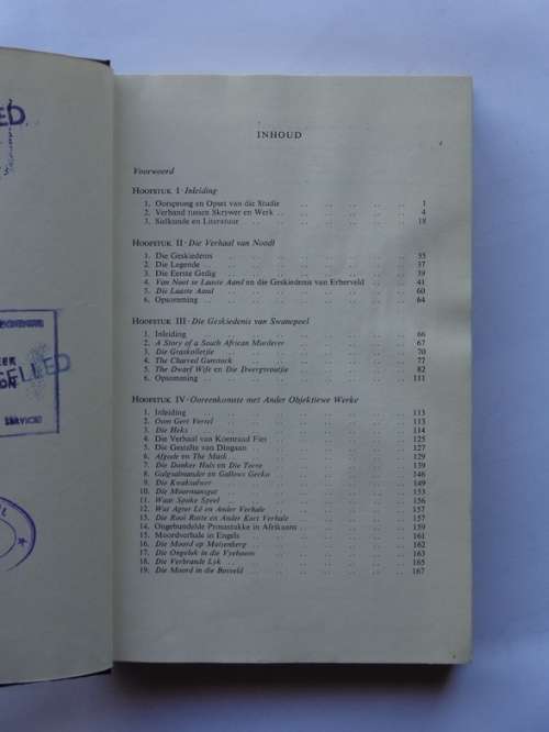 M.P.O. Burgess: C.L. Leipoldt. Nasionale Boekhandel, 1960