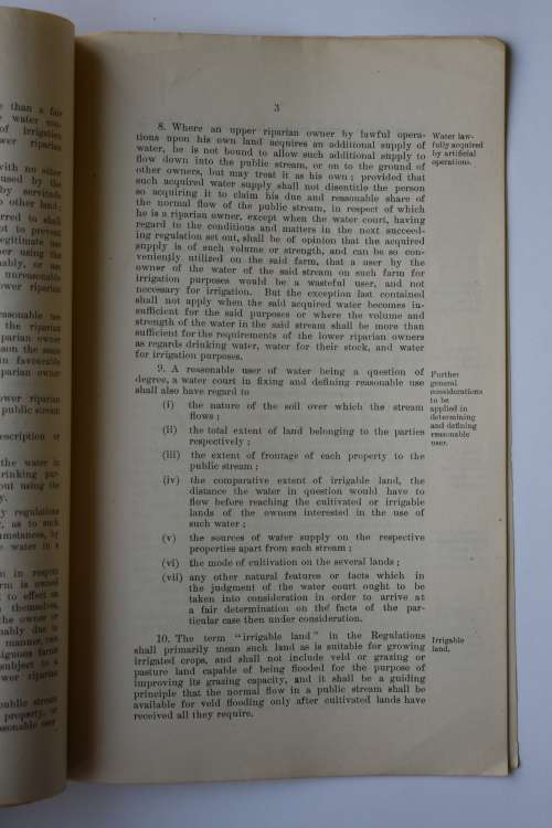 Union of South Africa. Part II. Regulations Under Section Forty-Five (1) (g) (i) etc.