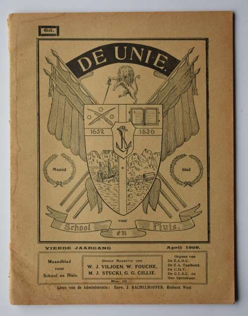 De Unie voor School en Huis. Maand Blad. Vierde Jaargang. April. 1909.