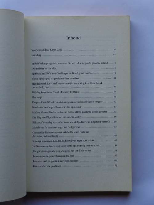 Rhynie Greeff: Briewe uit Brittanje 2005-2009. Zebra Press, 2009.