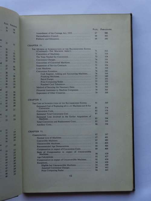 Report of the Decimal Coinage Commission 1958