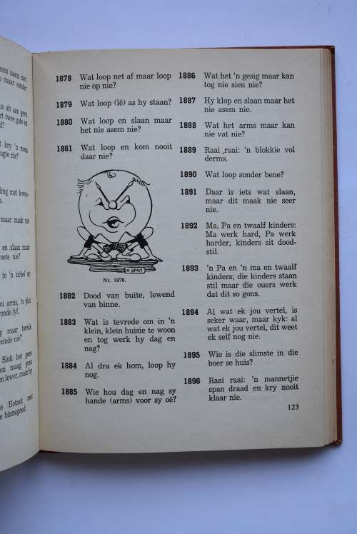 G.H. van Rooyen en S.H. Pellisier: Raai Raai Riepa of die Afrikaanse Raaiselboek.