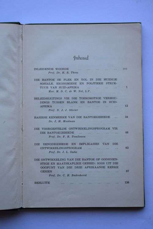 Pro Ecclesia-Drukkery: Volkskongres. Bloemfontein, 1956.