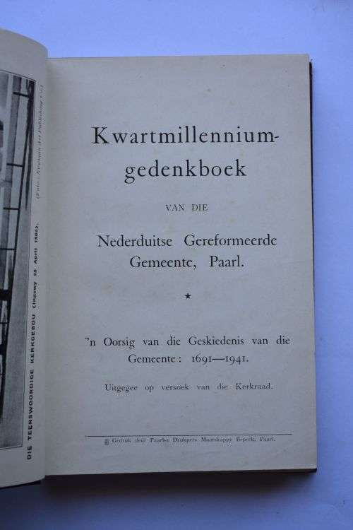 Paarlse Drukpers: Kwartmillenium Gedenkboek. Paarl, 1941.