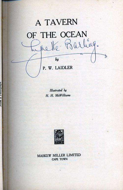 A Tavern of the Ocean - P.W. Laidler