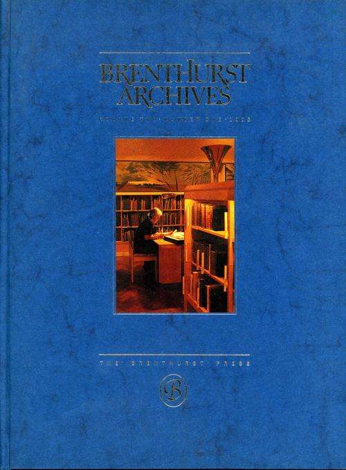 Brenthurst Archives, Volume Two, Number One, 1995.