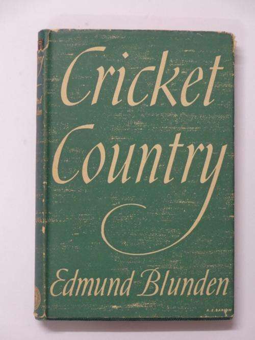 Cricket Country - Edmund Blunden