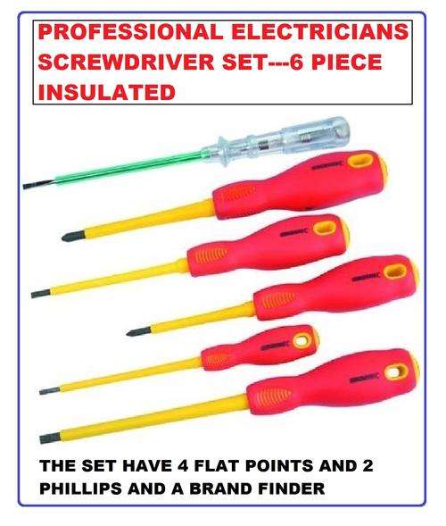 PROFESSIONAL ELECTRICIANS SCREWDRIVER SET