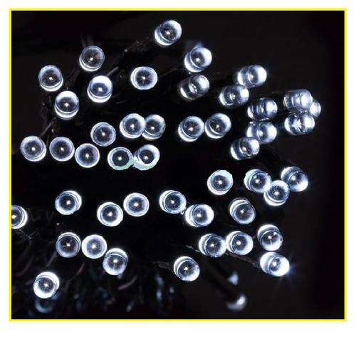 5 METER--SOLAR POWER LED STRING LIGHTS---WHITE COLOR