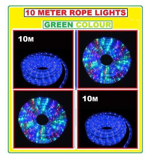 10 METER GREEN ROPE LIGHTS---LAST 2 HURRY