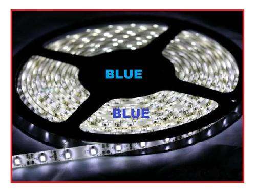 5 METER ROL LEDS BLUE WATERPROOF + POWER SUPPLY