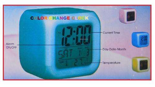 COLOR CHANGING CLOCK