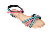 Run First cross Sandals Pink and Turquoise