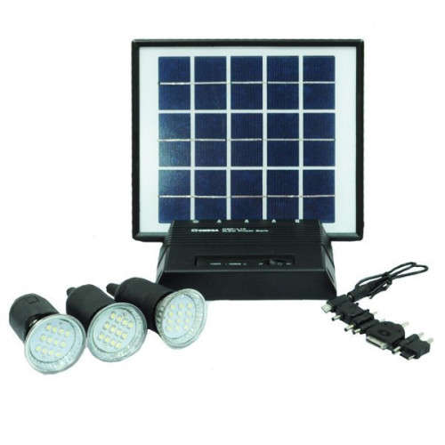 Omega 8W Solar DC Light Kit