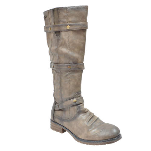 FANNIE ANGELO Women Boots (khaki) FA-W-3009-11