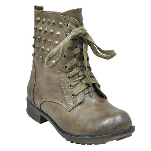 FANNIE ANGELO Women Boots (Khaki) FA-W3016-3