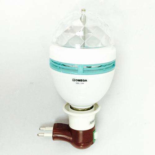 OMEGA MULTI COLOURED ROTATING DISCO LIGHT ODL-10A