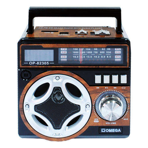Omega AM/FM Radio with Music Player