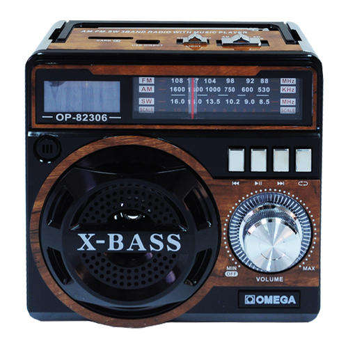 Omega AM/FM Radio with Music Player OP-82306