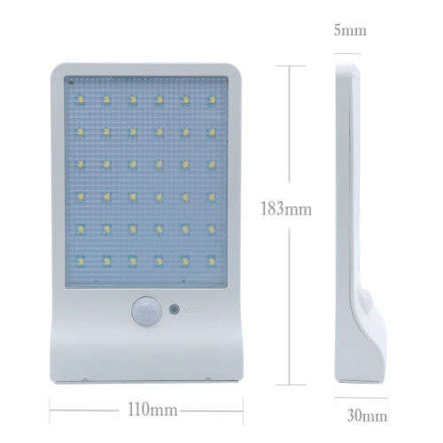 36 LED Solar Power Street Lights Wall Garden Lamp PIR Motion Sensor Waterproof