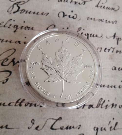 1991 Canada Maple 1oz Silver