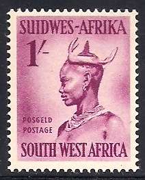 SWA - 1954 DEFINITIVE ISSUE - 1/- MINT