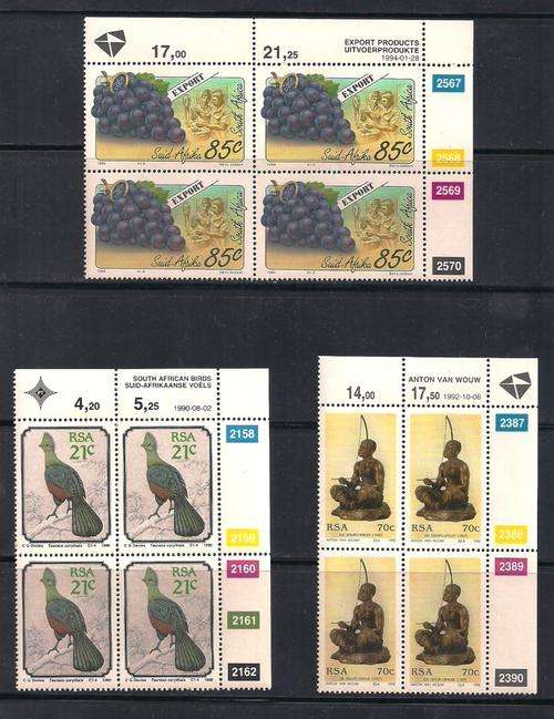 PAY ONLY 15% CV - 13 VERY FINE SETS OF RSA CONTROLS - ALL DIFFERENT - DETAILWS BELOW