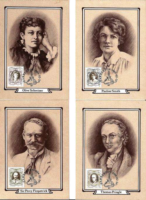 THEMATICS - ENGLISH LITERATURE - SET OF 4 RSA MAXICARDS (ENGLISH AUTHORS)