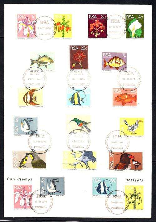 RSA - 2nd DEFINITIVE FOLDER - 1974