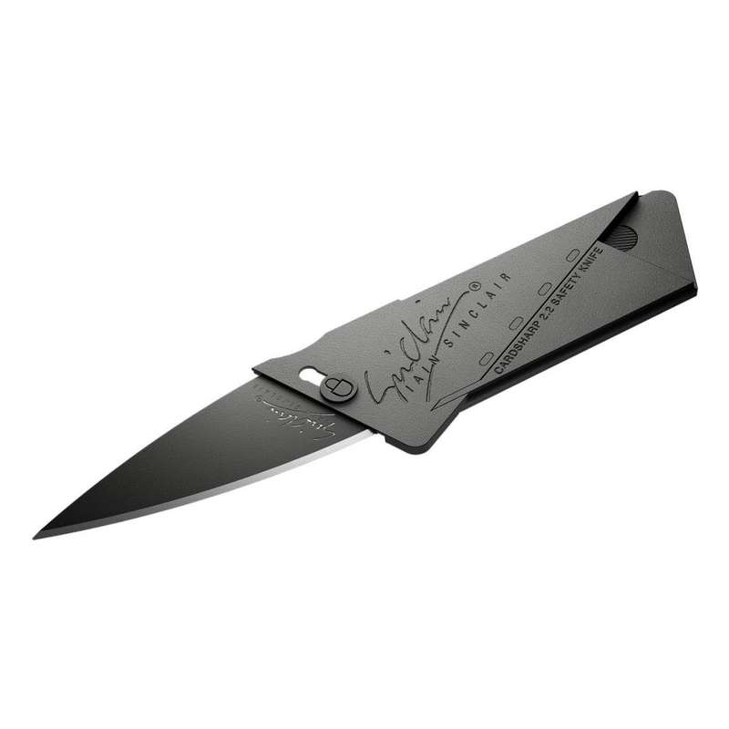 Iain Sinclair Cardsharp2 - schwarz/schwarz - neuestes Modell -Kreditkartenmesser