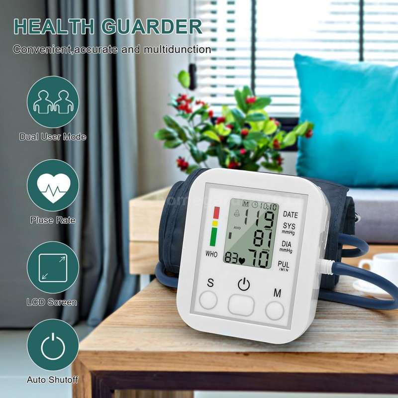 LCD Digital Wrist Blood Pressure Monitor Automatic Machine Tester BP Cuff A6A2