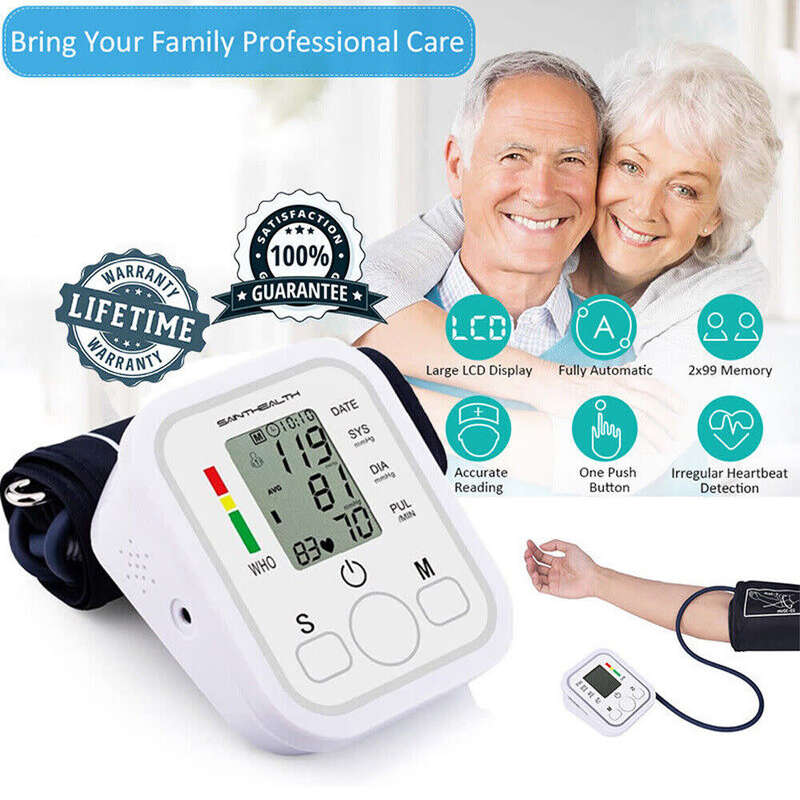 LCD Digital Wrist Blood Pressure Monitor Automatic Machine Tester BP Cuff A6A2