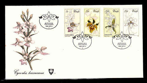 VENDA  SACC 46-49: 11.9.1981 - FDC 1.8 - ORCHIDS