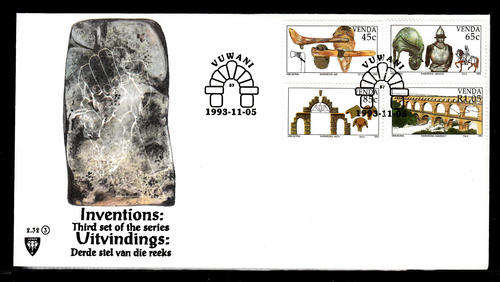 VENDA SACC 263-266: 5.11.1993 - FDC 2.32 - INVENTIONS (3RD ISSUE)