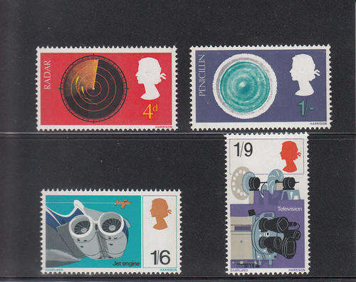 GB SG 752-755:- 19.9.1967 - BRITISH DISCOVERY & INVENTION SET OF 4. U/MINT (**)