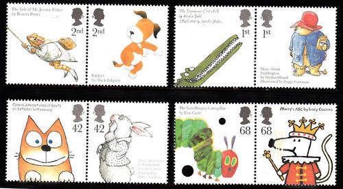 GB: SG 2589-2596: 10.1.2006: ANIMAL TALES SET OF 4 SETENANT PAIRS @ FACE VALUE. U/MINT(**)
