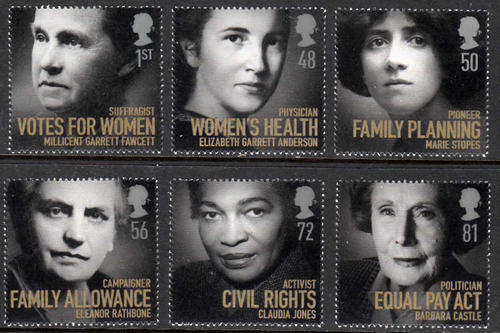 GB: SG 2870-2875: 14.10.2008: WOMEN OF DISTINCTION SET OF 6 @ FACE VALUE.U/M(**)