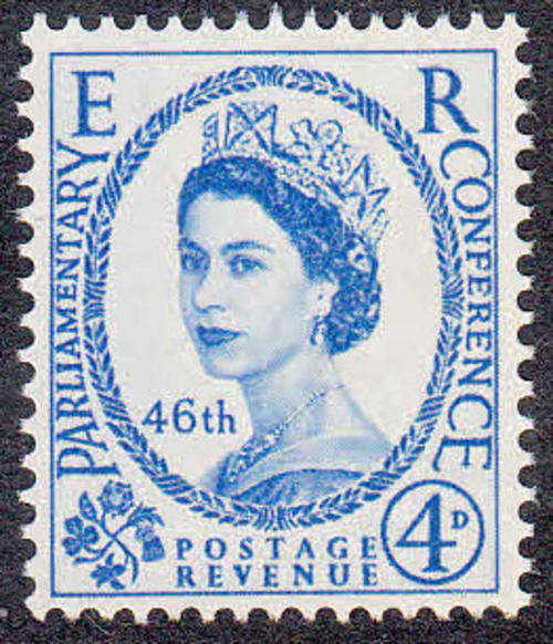 GB SG 560: 12.9.1957 - 46TH INTER-PARLIAMENTARY UNION CONFERENCE. U/MINT (**)