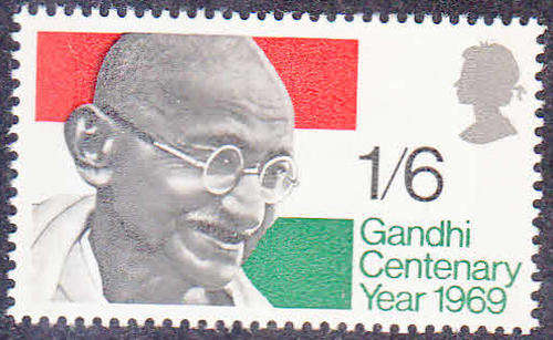 GB SG 807: 13.8.1969: GANDHI CENTENARY YEAR. U/MINT (**)