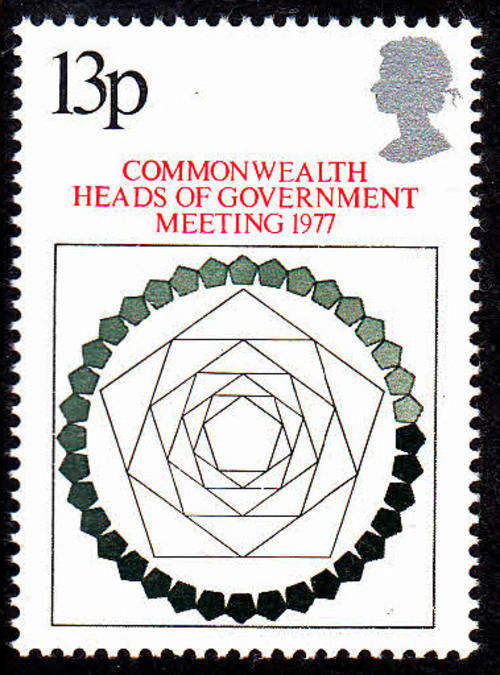 GB SG 1038: 8.6.1977:COMMONWEALTH HEADS OF GOVERNMENT MEETING, LONDON. U/MINT (**)