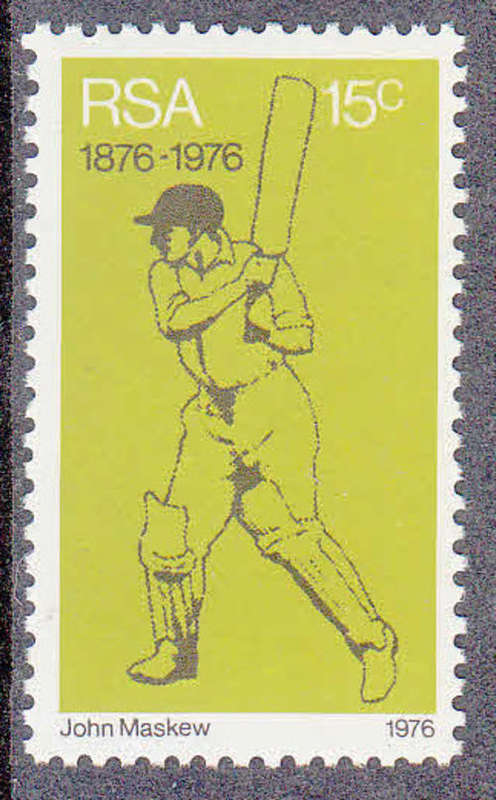 RSA: SACC 399 - 15.3.1976.CENTENARY OF CRICKET. U/MINT(**)