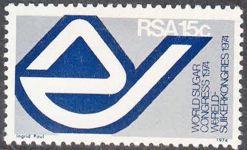 RSA SACC 355: 13.6.1974 - 15TH WORLD SUGAR CONGRESS. U/MINT (**)