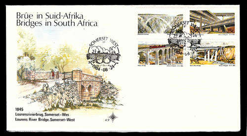 RSA: FDC 4.9: ISSUED 24.8.1984: SA BRIDGES