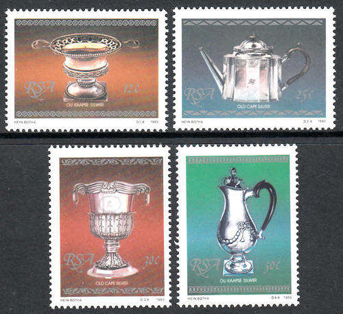 RSA: SACC 596-599: 5.11.1985:  CAPE SILVER SET OF 4. U/MINT (**)